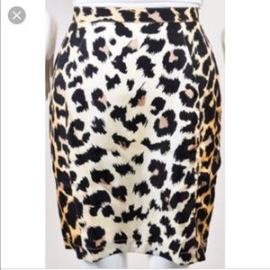 Cheetah print skirt